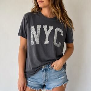 Grayson Threads Gray NYC Graphic Short Sleeve Tee Sz M